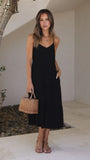 Zoey Midi Dress Black