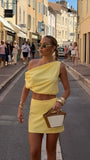 Charla Mini Skort Yellow