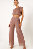 Alexia Two Piece Set Dusty Rose