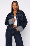 Charlotte Denim Jacket Dark Indigo