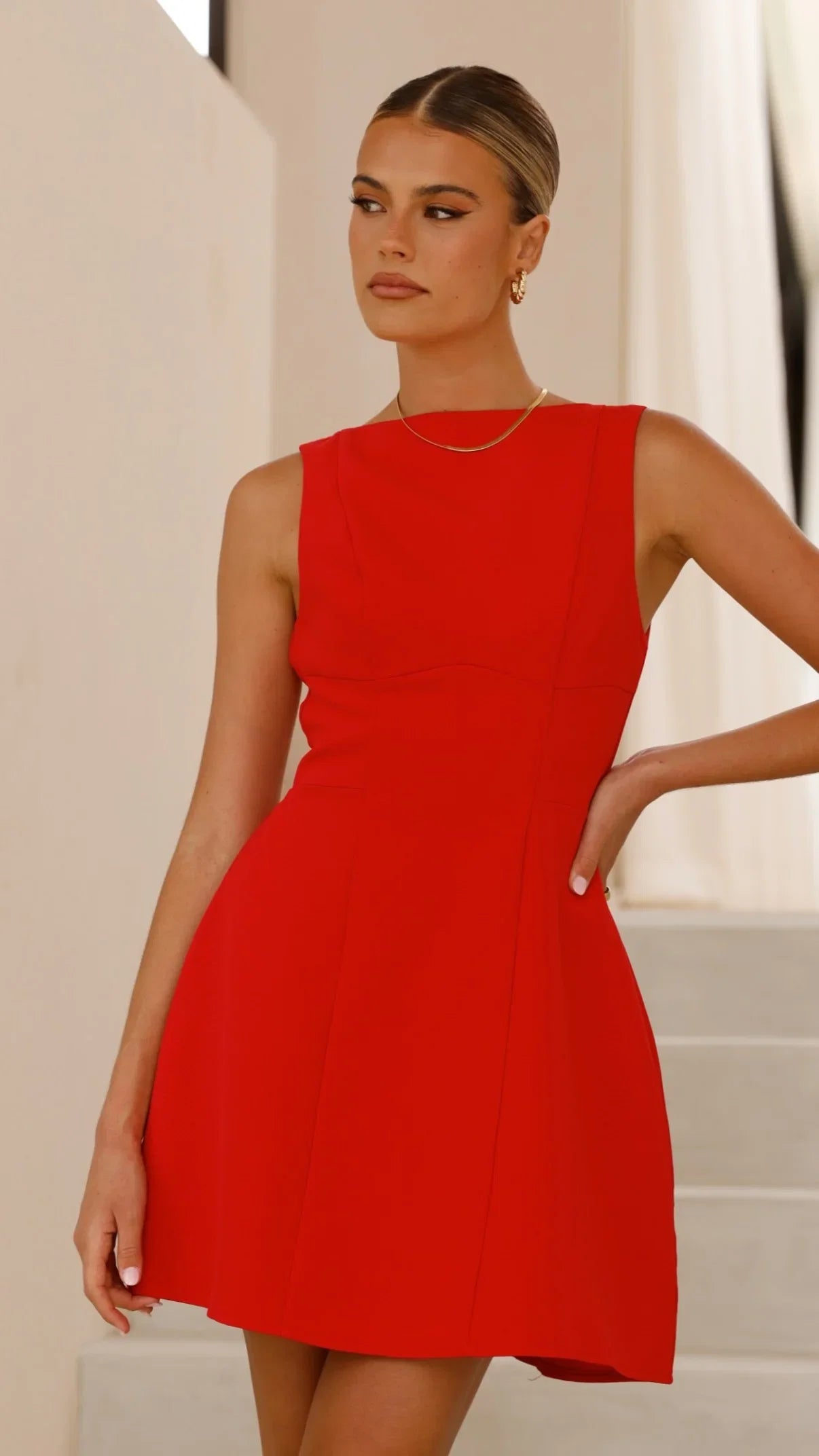 Rafiki Mini Dress Red