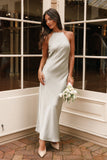 Hadley Halterneck Maxi Dress Sage