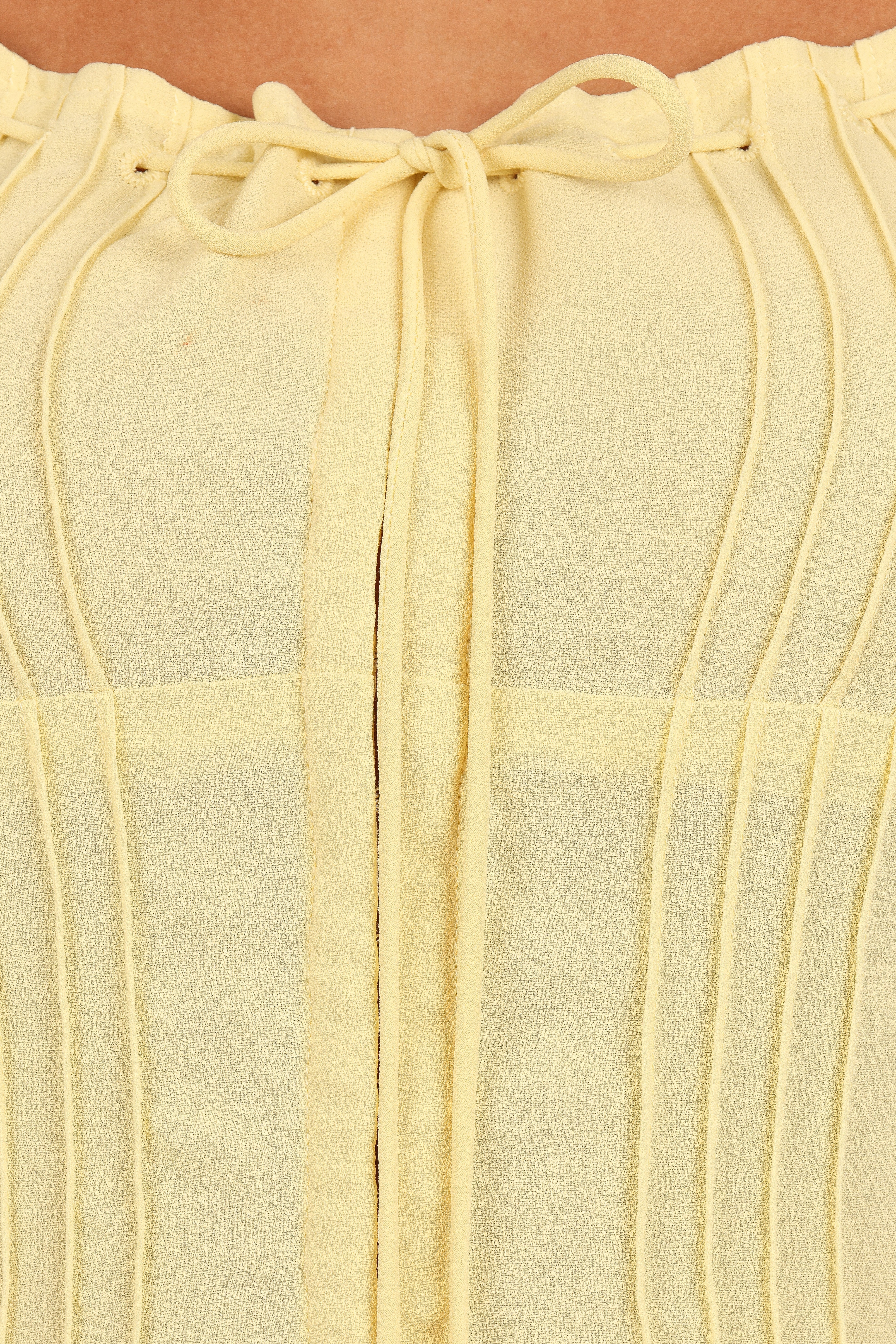 Alice Corset Top Honeysuckle Yellow
