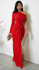 Avyan Maxi Dress Red