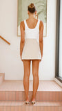 Hayley Mini Skort Beige