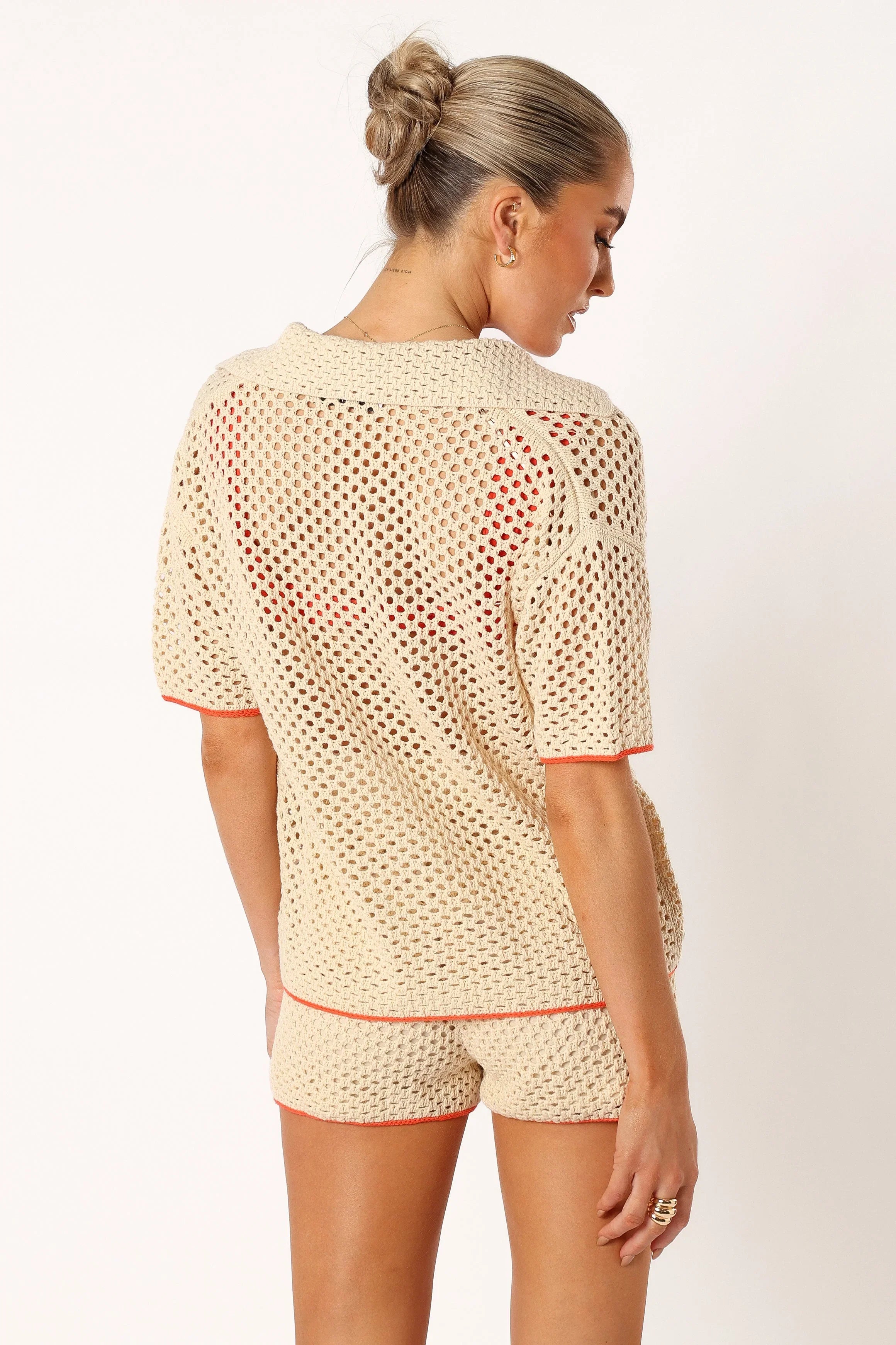 Val Knit Short Beige