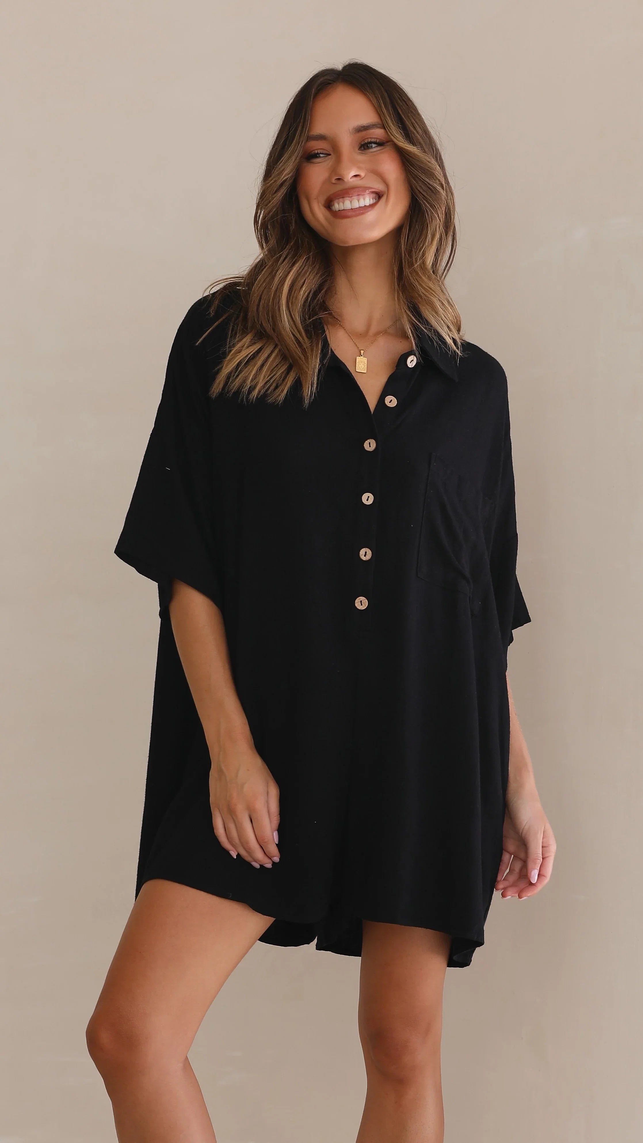 Keely Playsuit Black
