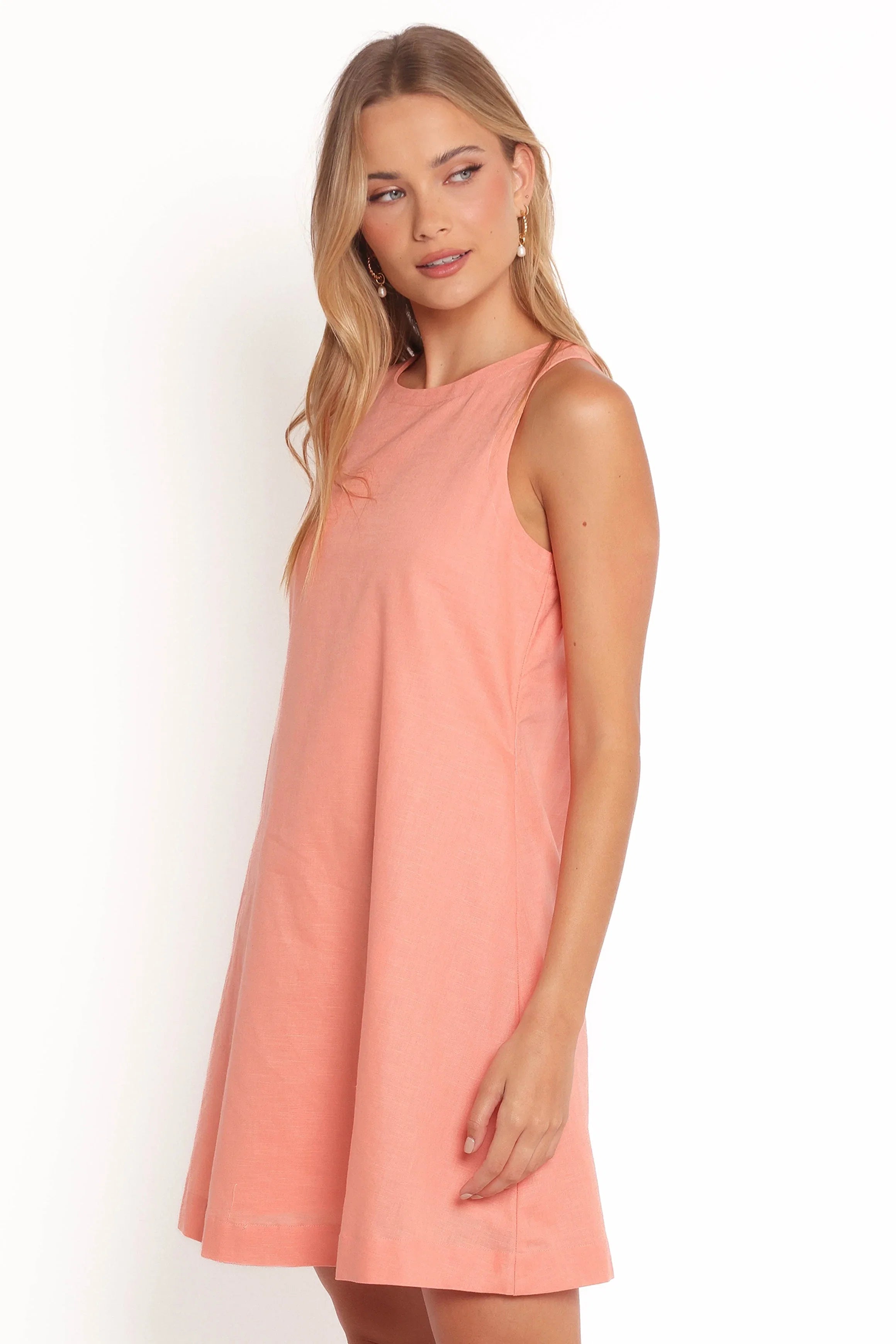 Priyanka Mini Dress Peach
