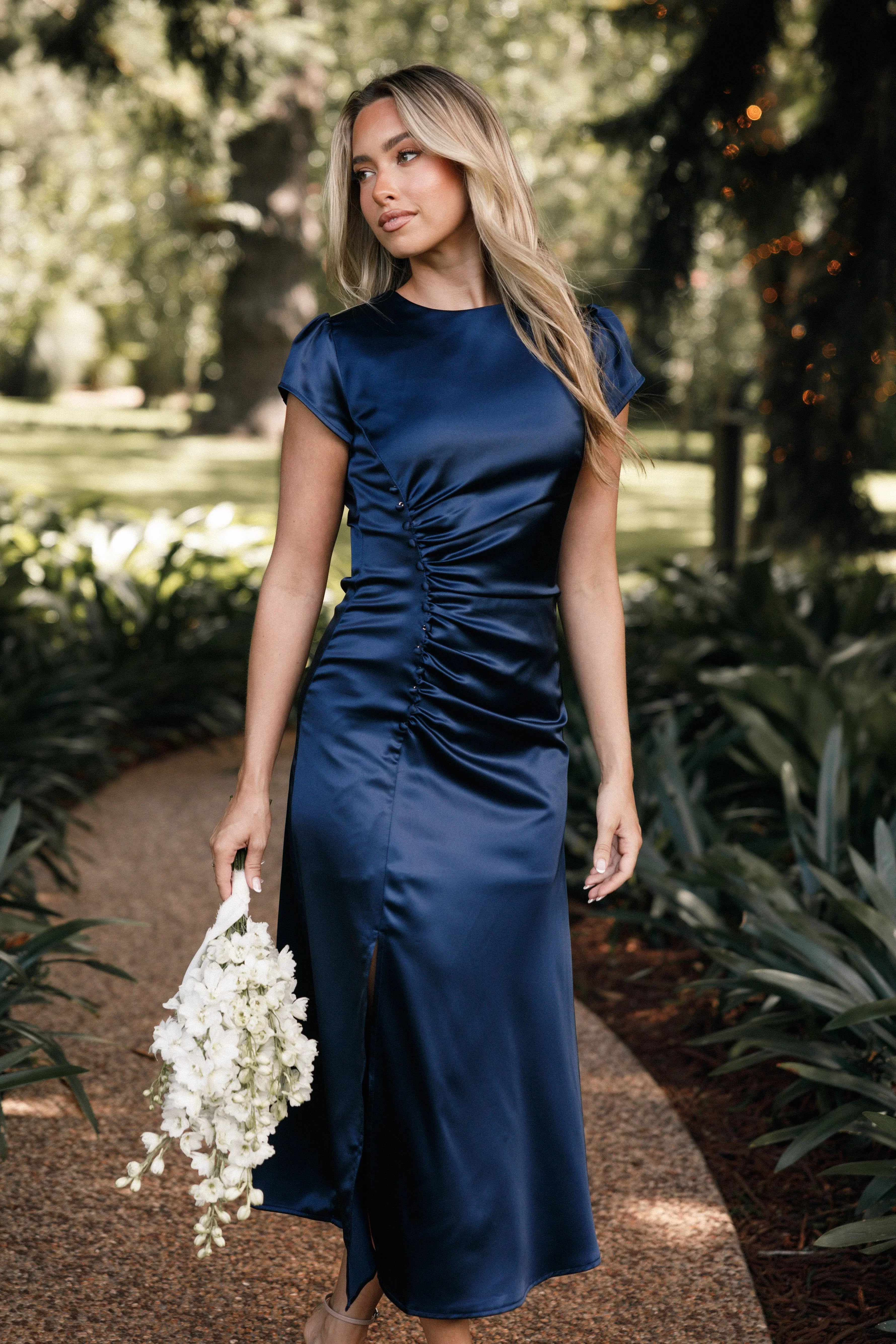 Lisbeth Midi Dress Navy