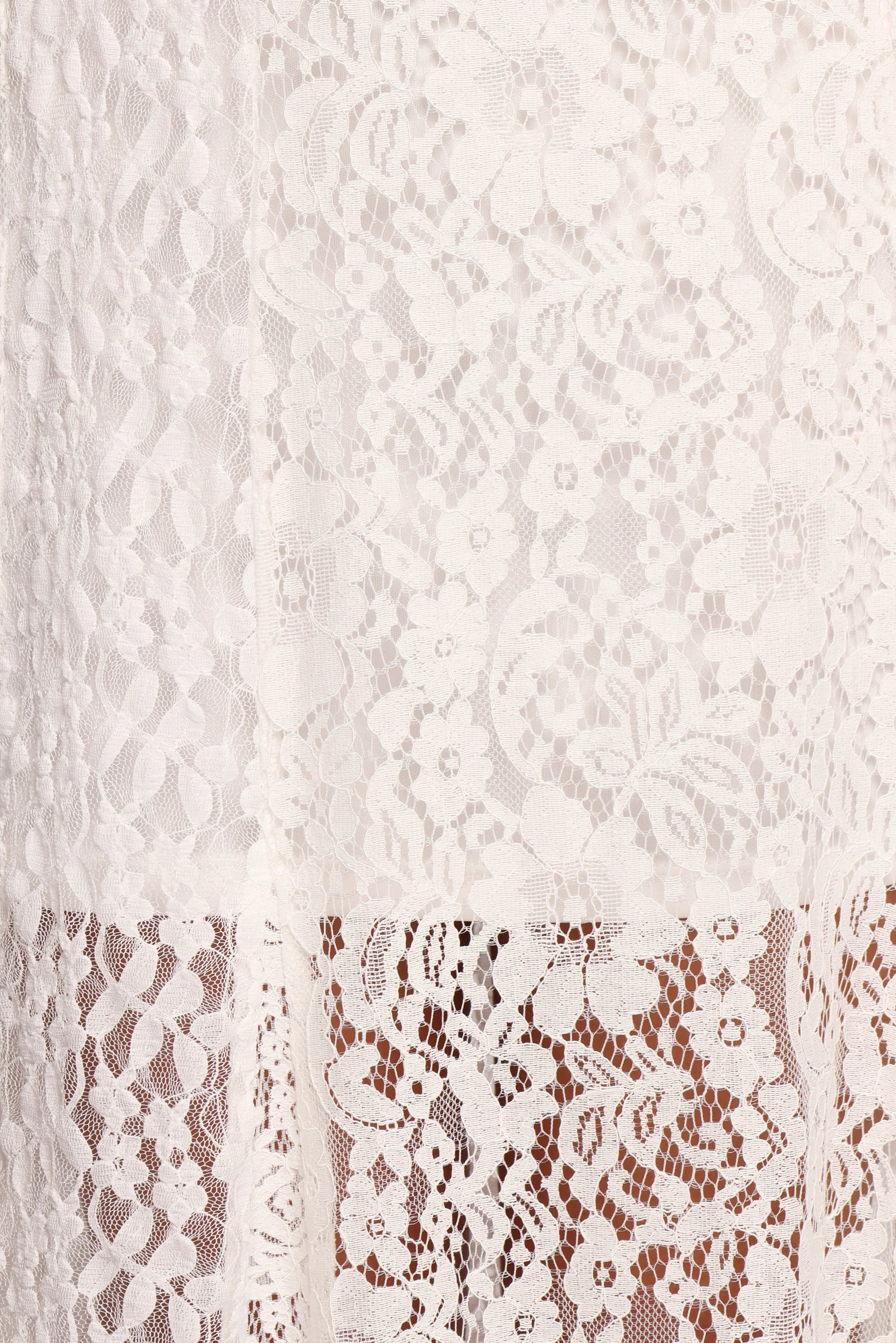 Varia Lace Maxi Dress White