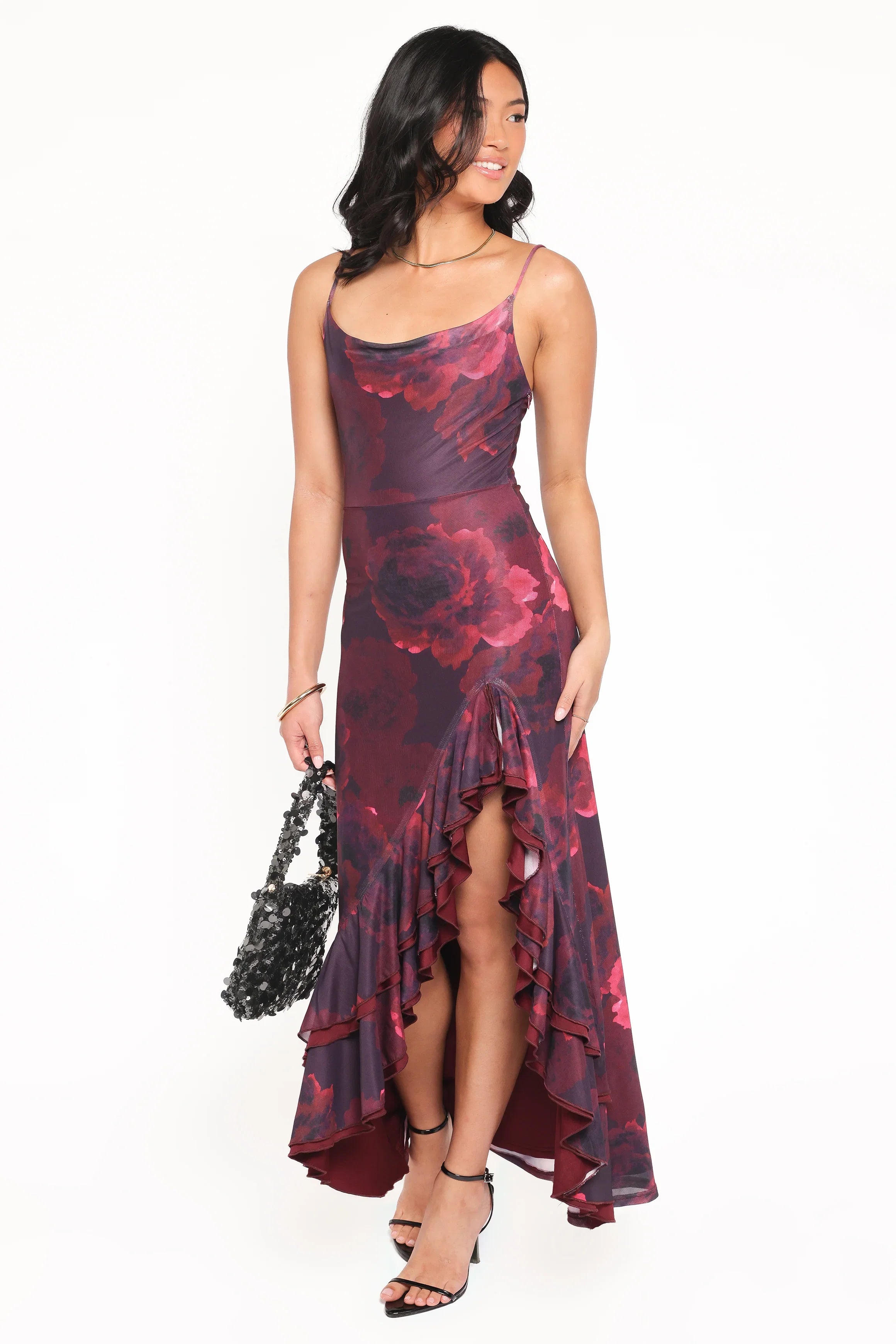 Carella Maxi Dress Red Floral