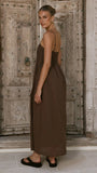 Stayla Maxi Dress Chocolate