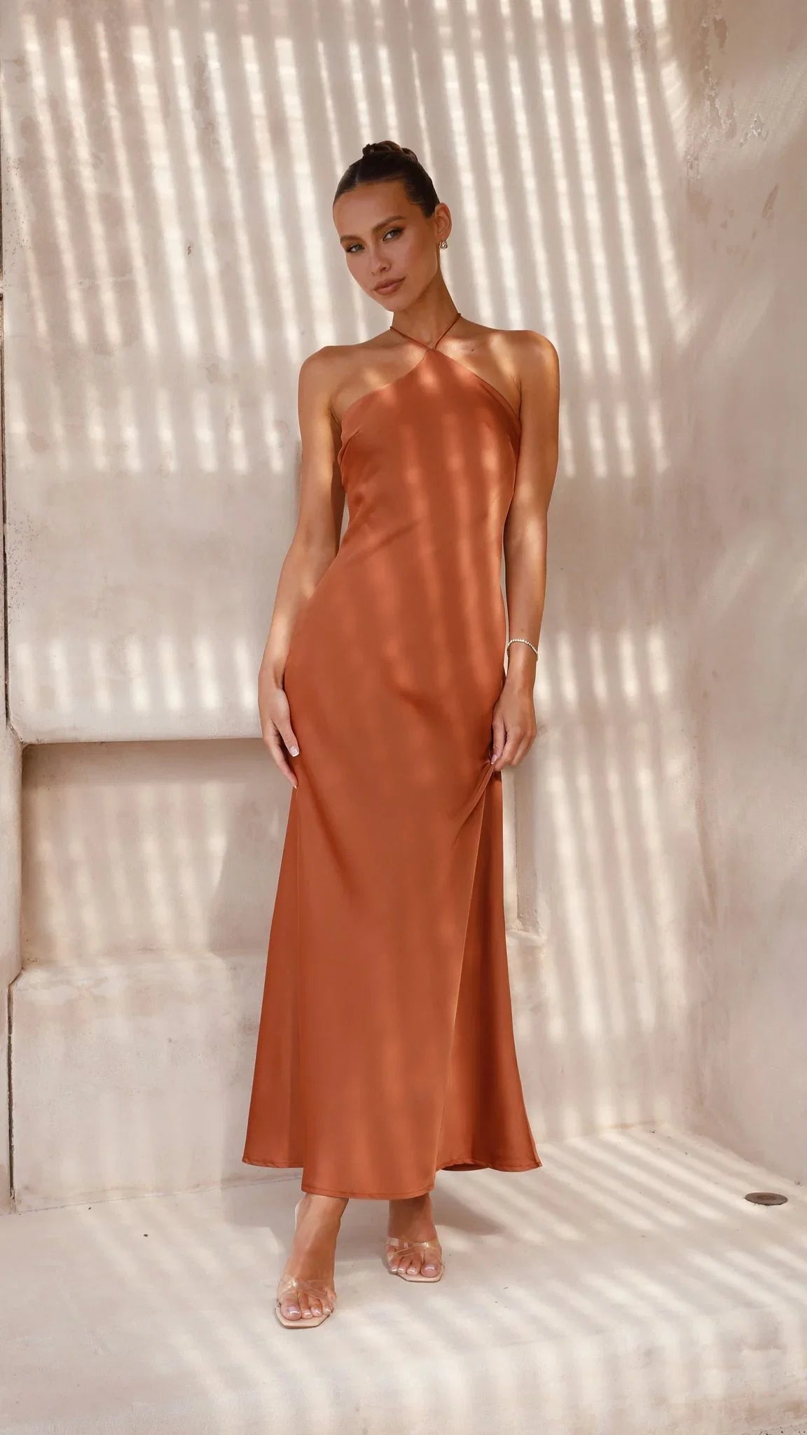 Chiara Maxi Dress Copper