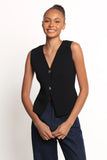 Everlee Knit Vest Top Black