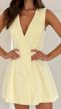 Hani Mini Dress Soft Yellow
