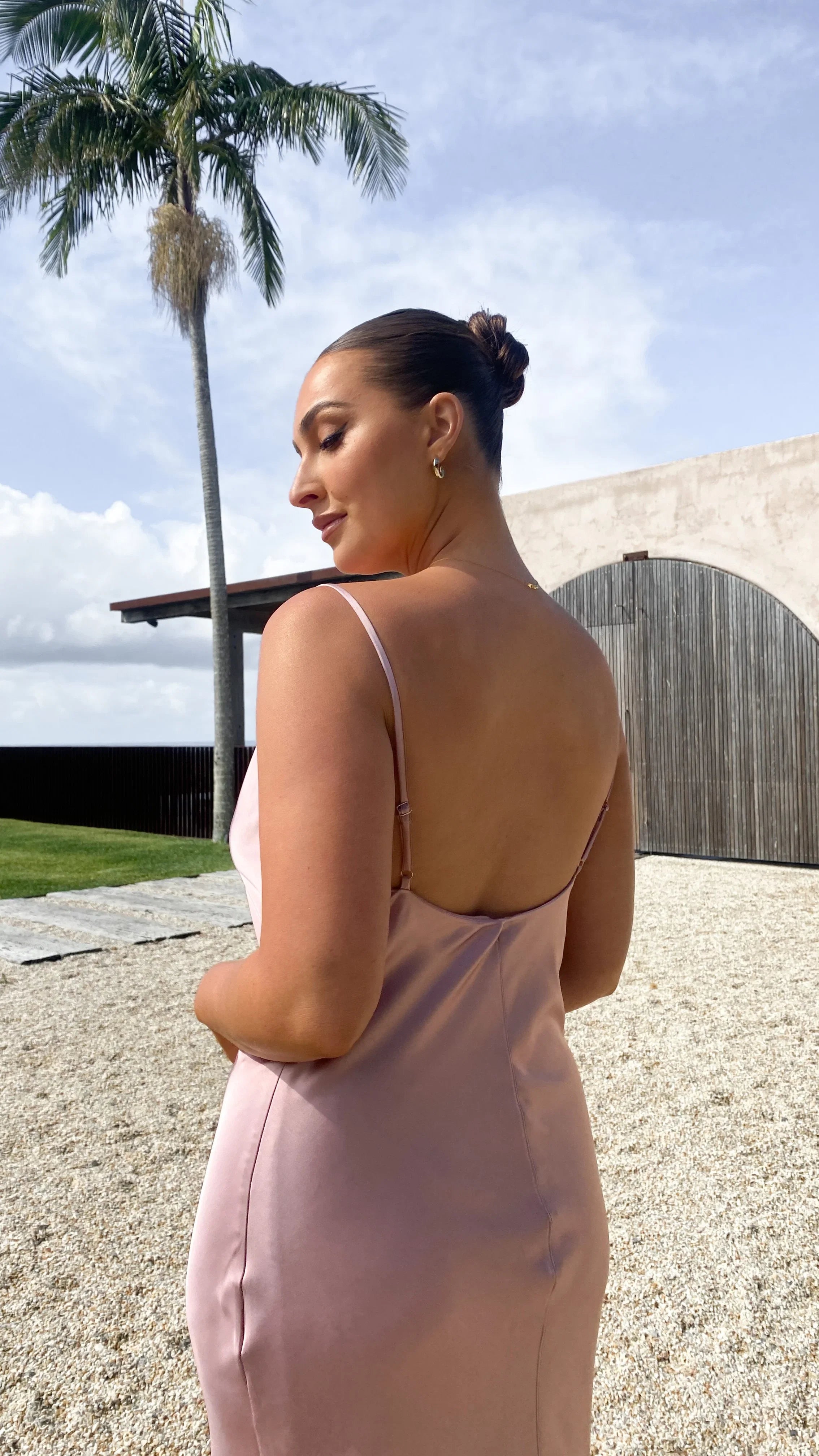 Willow Maxi Dress Dusty Pink