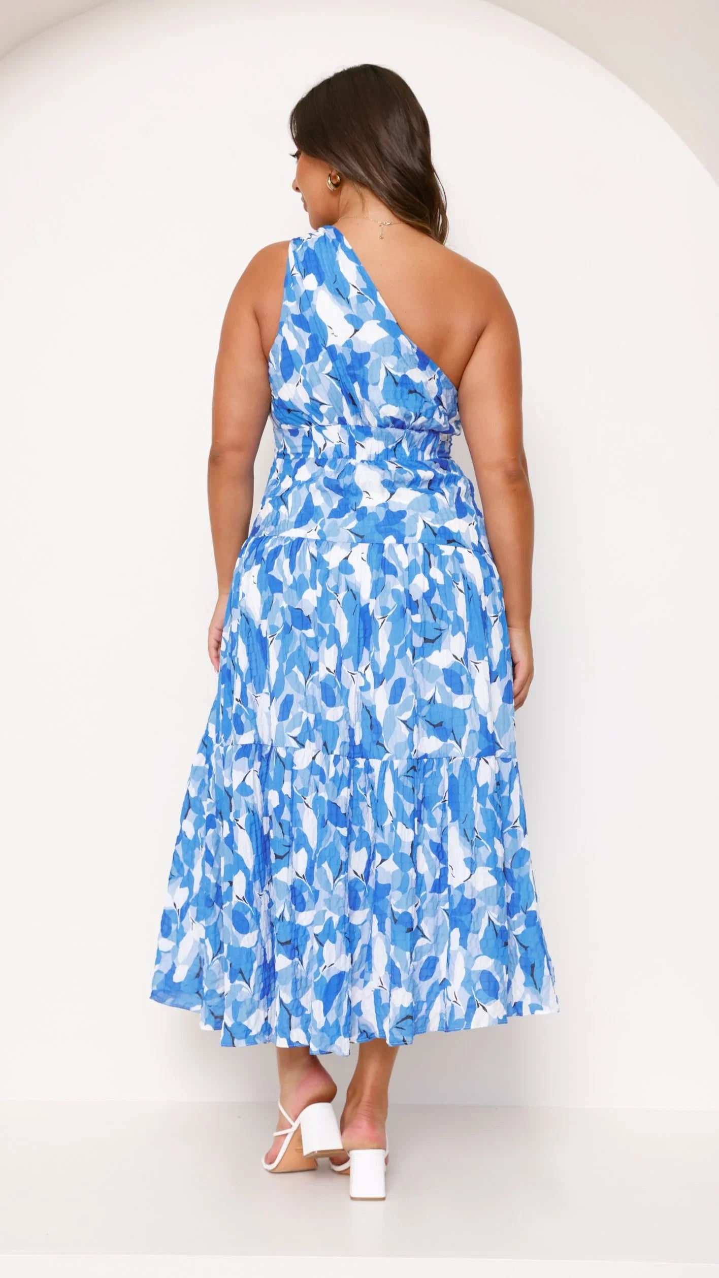 Jayma Maxi Dress Blue Floral