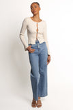 Rosienna Knit Top Cream