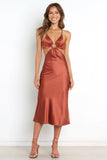 Nairo Dress Rust