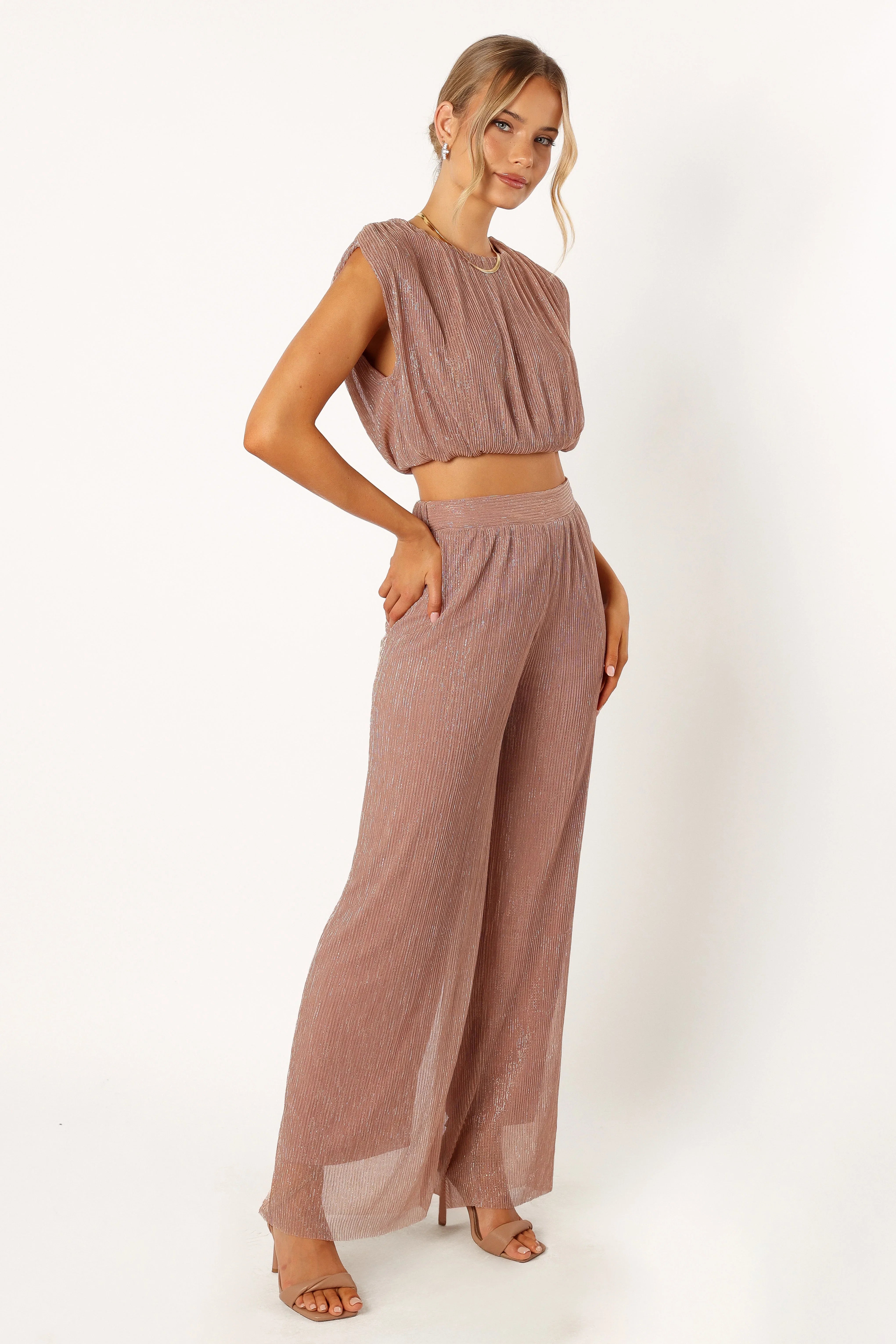 Alexia Two Piece Set Dusty Rose
