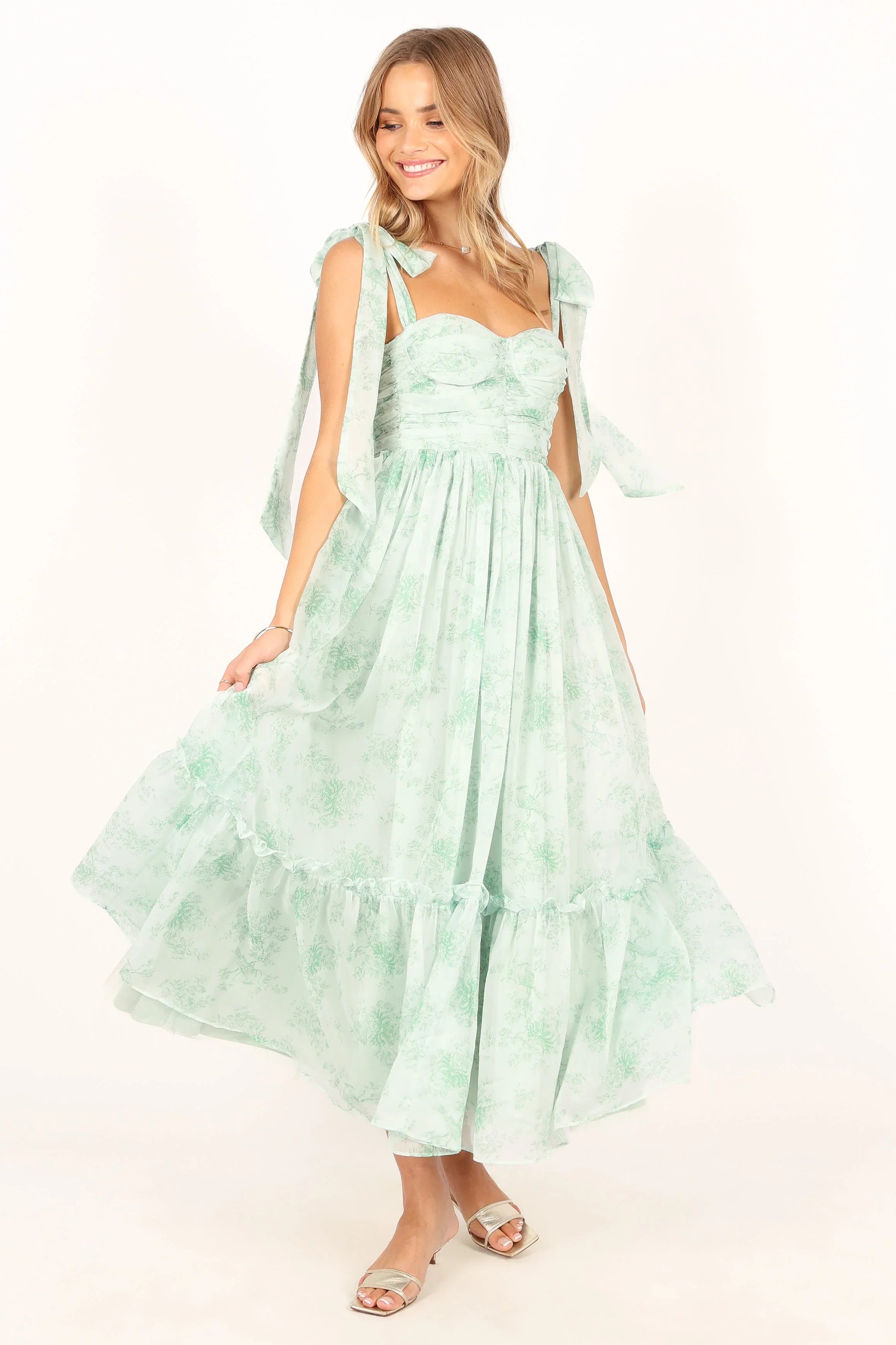 Floret Midi Dress Sage