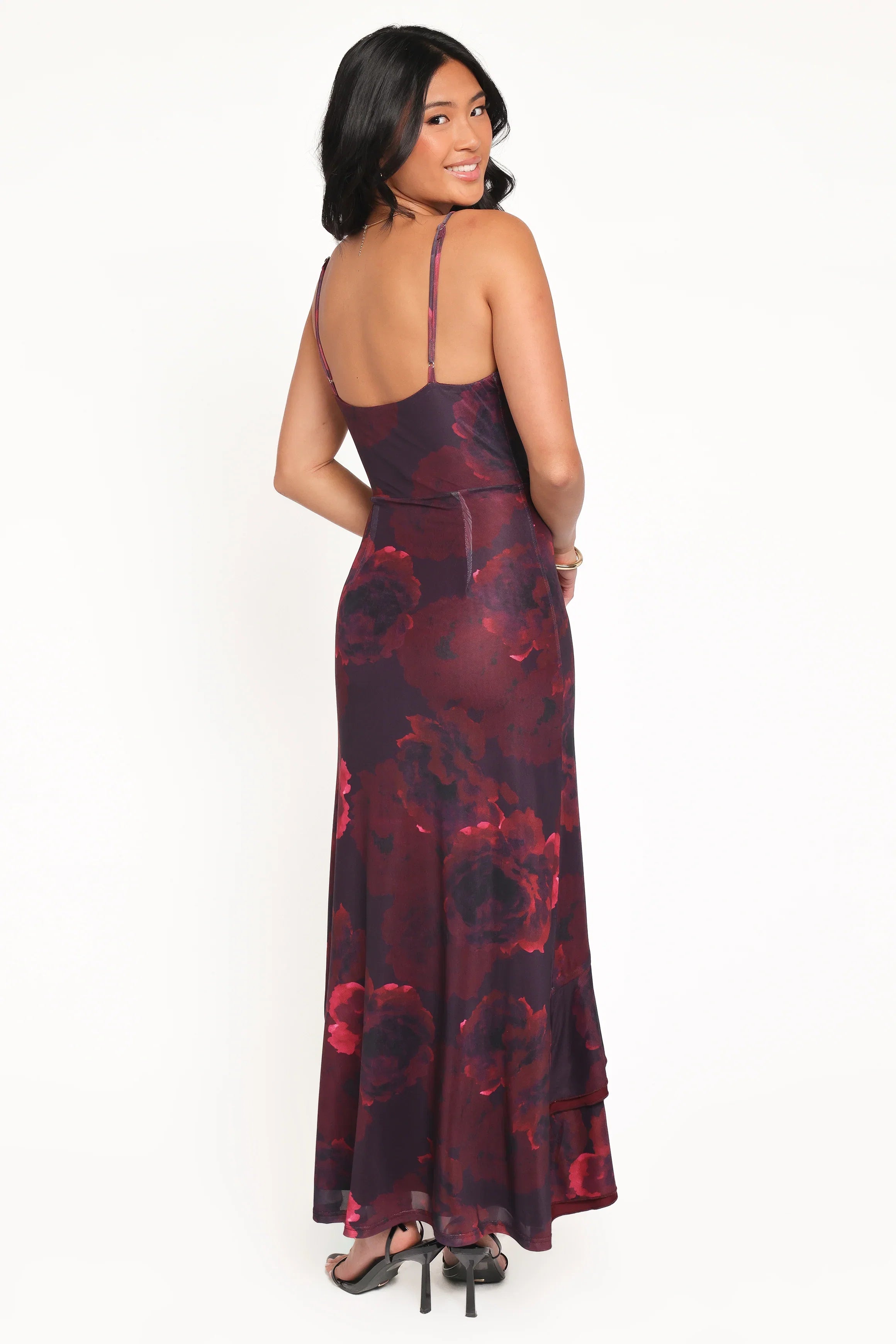 Carella Maxi Dress Red Floral