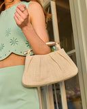 Shannon Woven Metal Handle Bag