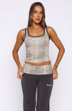 My Own Sunshine Tank Top Leopard Print