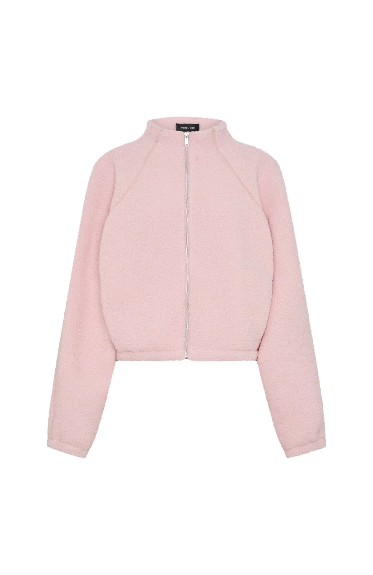 Up The Hill Teddy Zip Up Jacket Ballet Pink