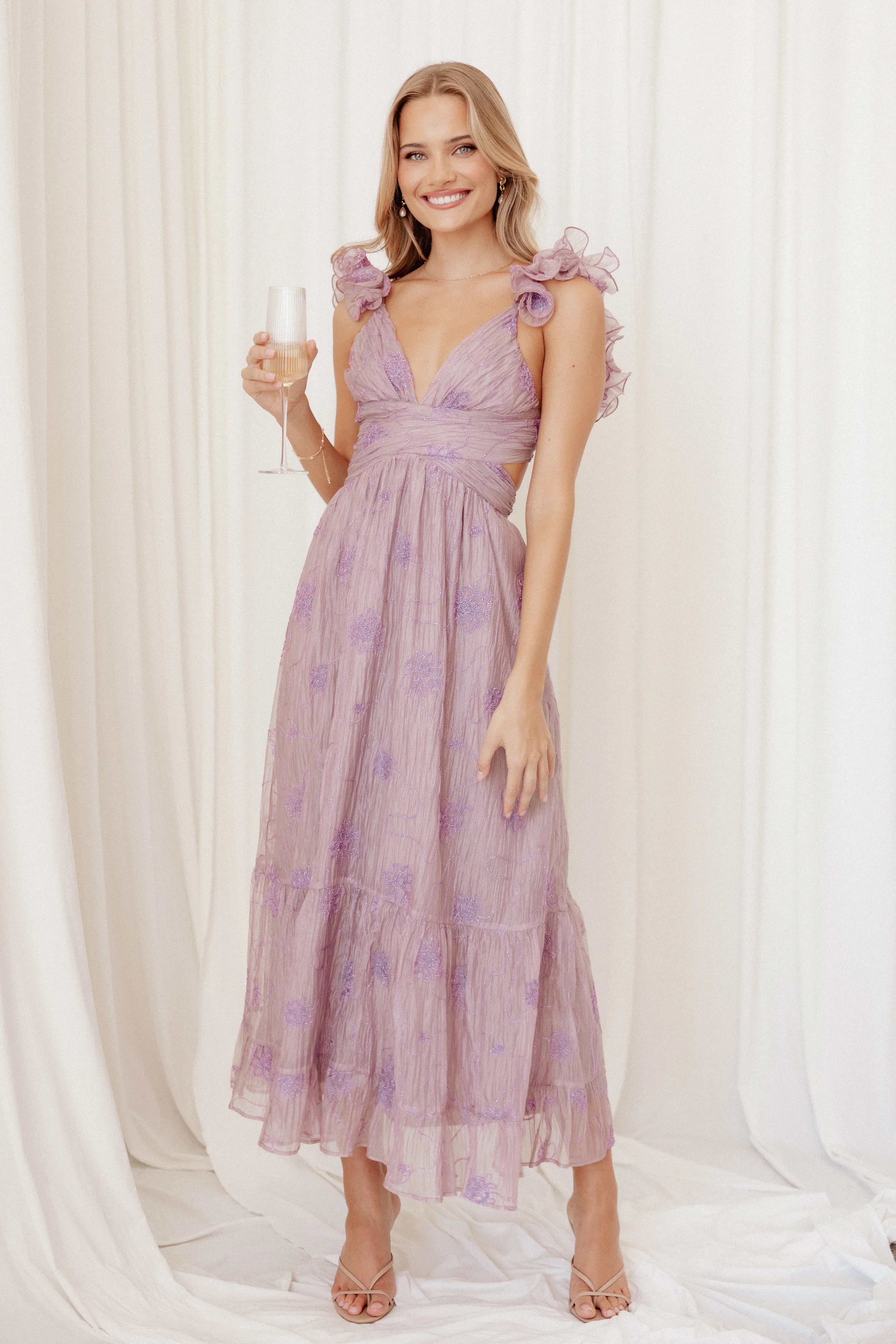 Harmony Maxi Dress Lilac