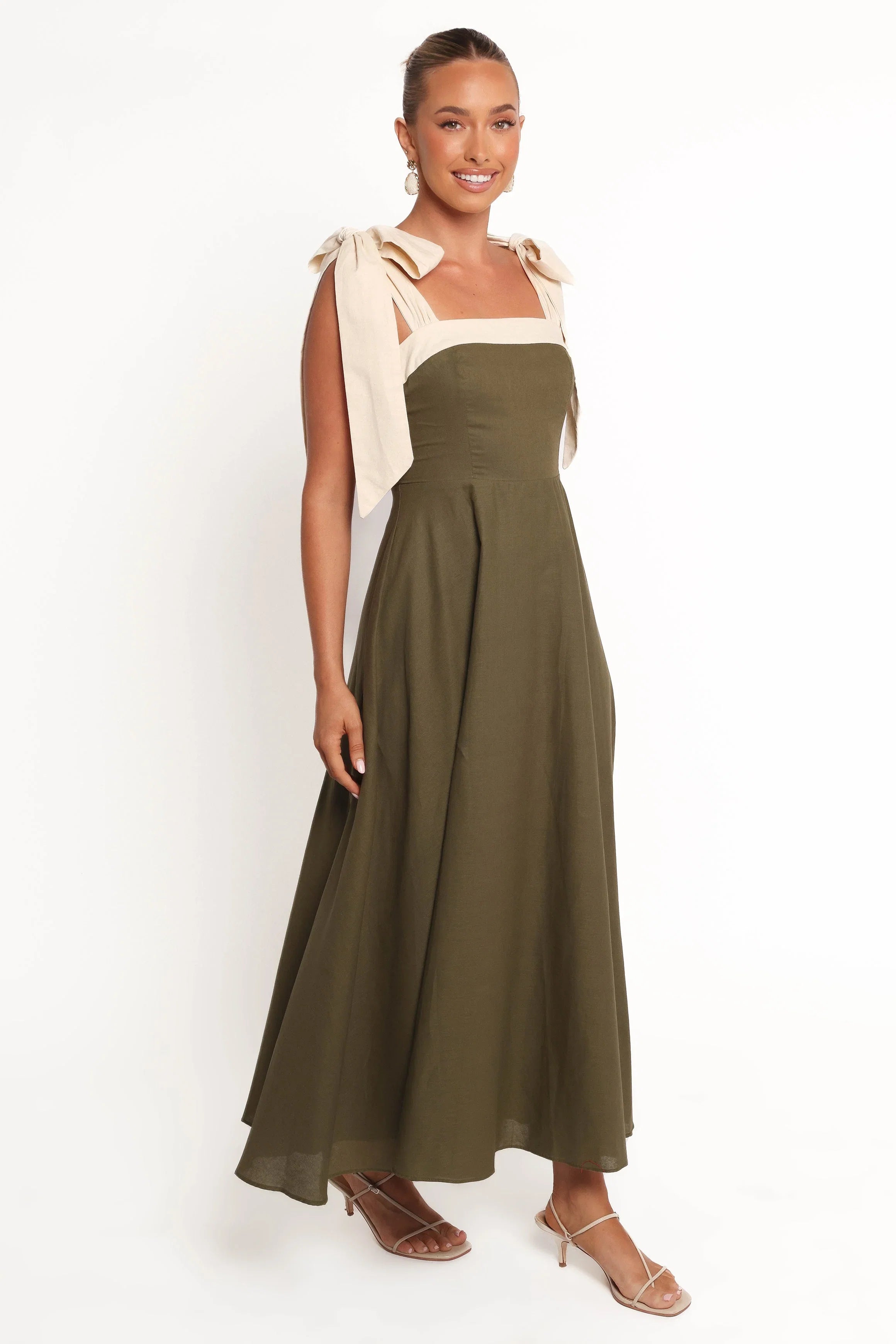 Olinda Midi Dress Olive