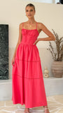 Isabella Maxi Dress Red