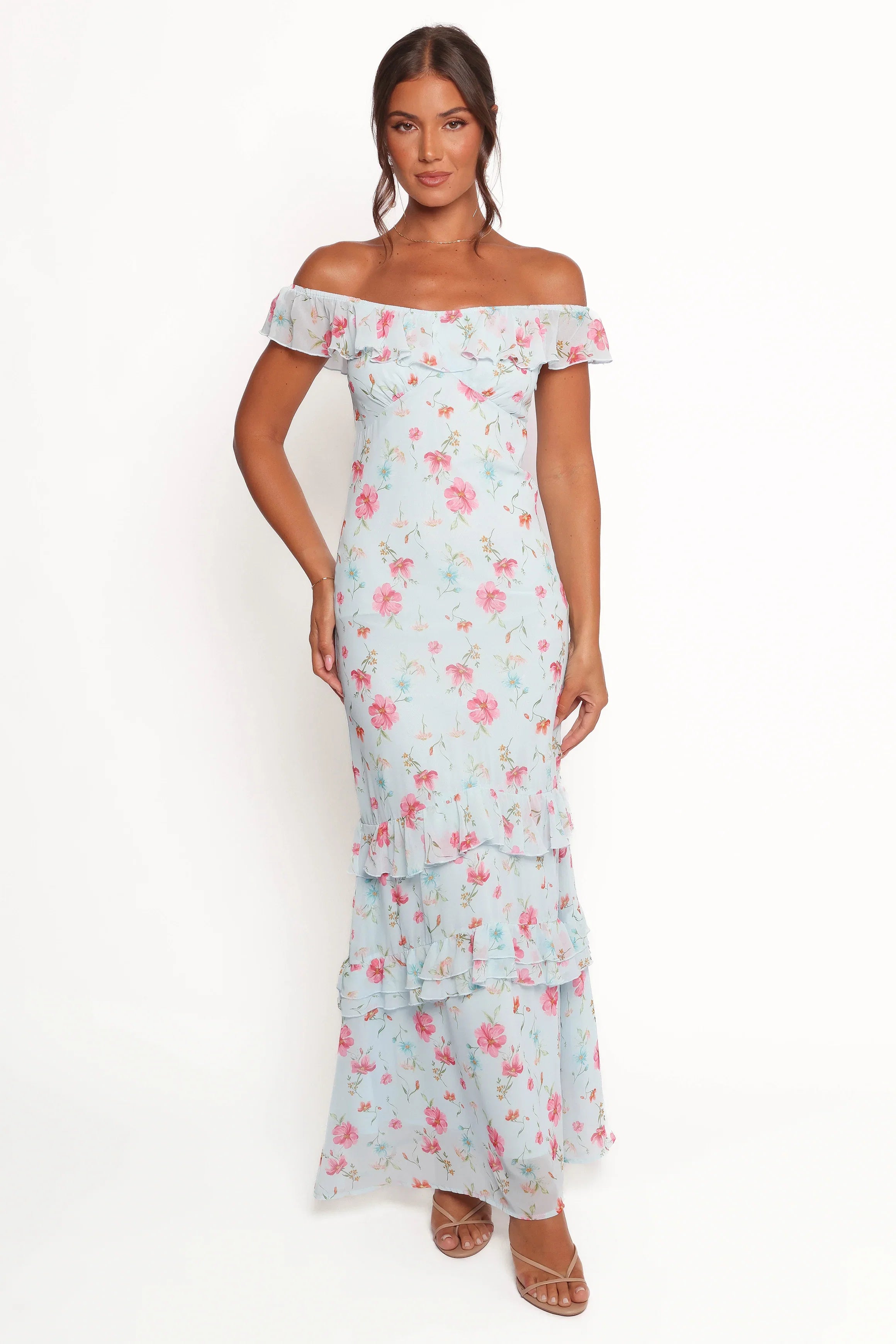 Irelynn Maxi Dress Blue Floral