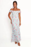 Irelynn Maxi Dress Blue Floral
