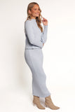 Payton Knitted Set Light Blue