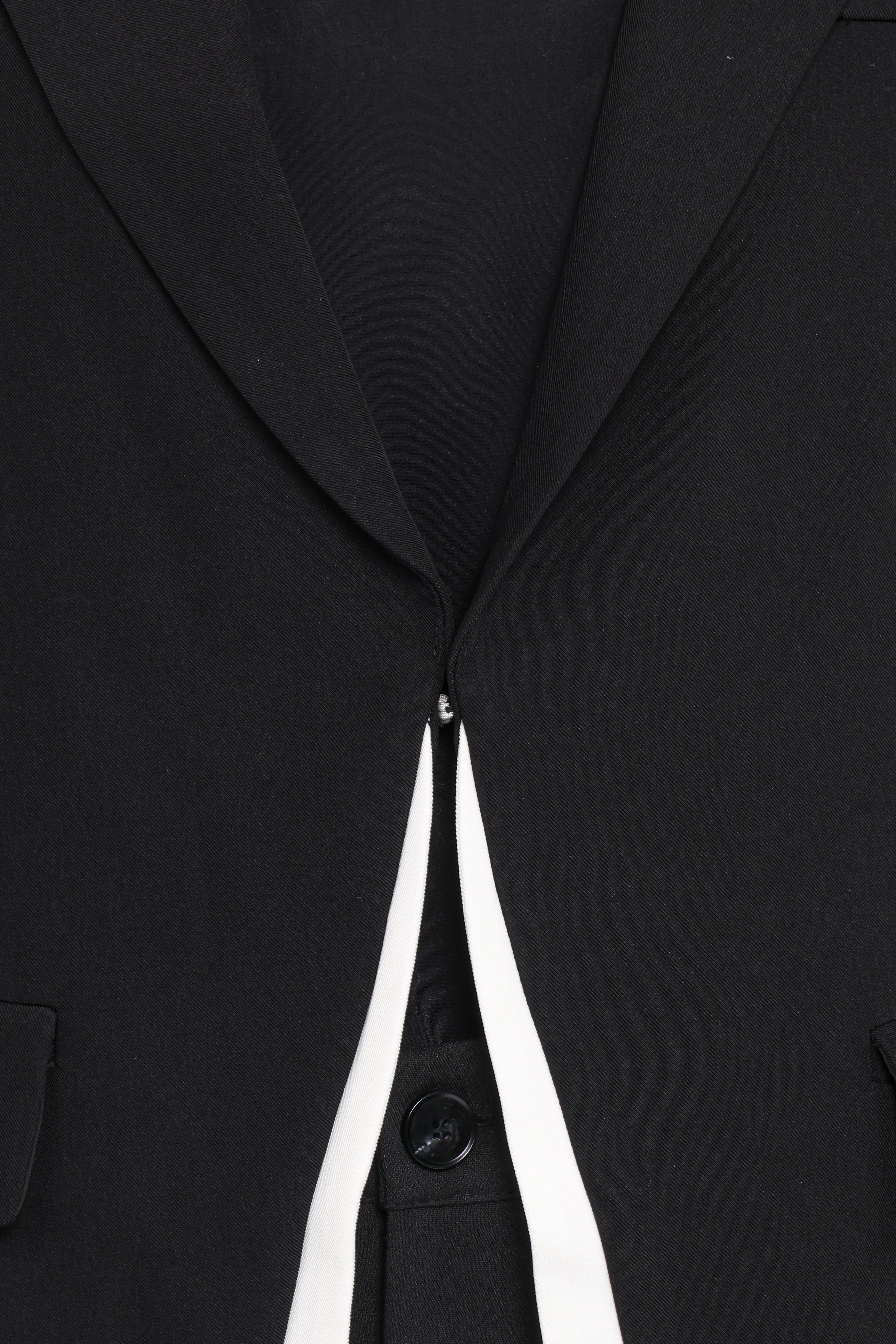 Melissa Layered Blazer Black