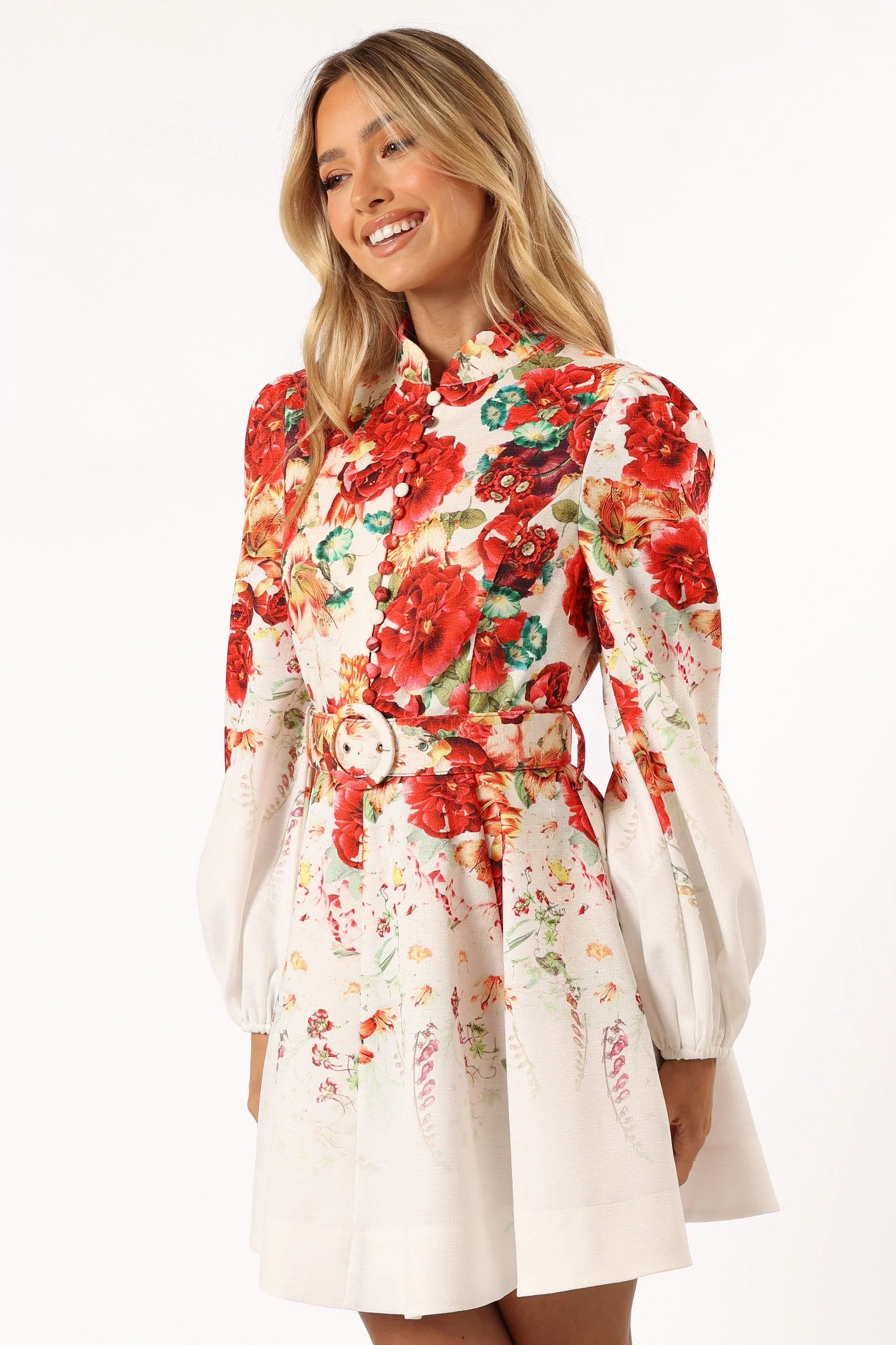 Pipps Long Sleeve Mini Dress Multi