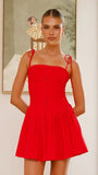 Bethi Mini Dress Red