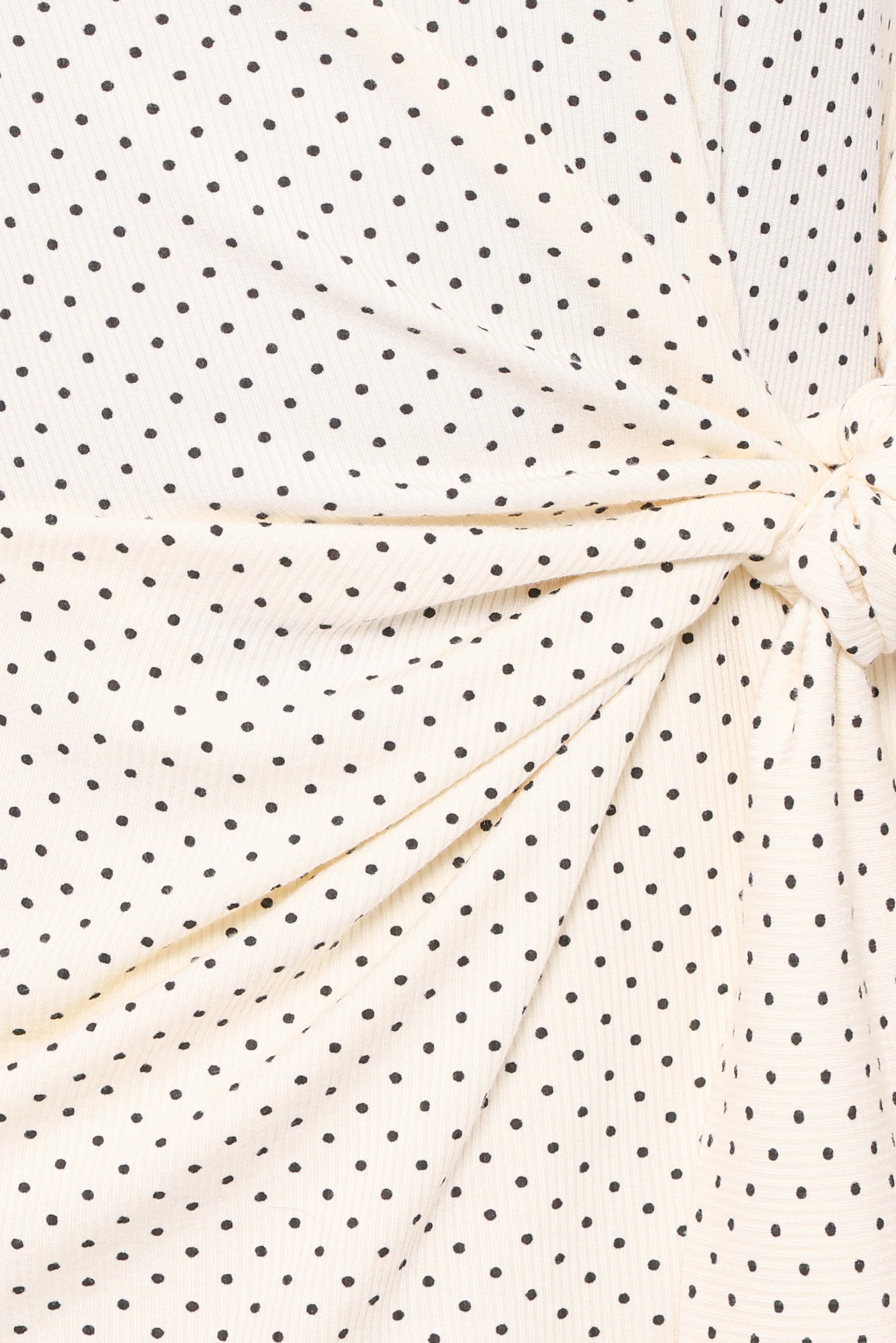 Sonia Mini Dress White Polka Dot