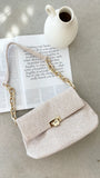 Fion Boucle Chain Strap Handbag Camel