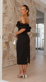 Bernadette Midi Dress Black