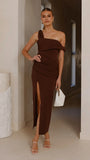 Gardenia Maxi Dress Chocolate