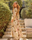 Hearts Aflutter Ruffle Maxi Dress