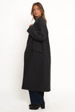Brylie Oversized Coat Charcoal