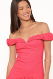 Lily Mini Dress Berry