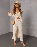 Prairie Bloom Floral Barrel Leg Pants