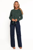 Captivate Knit Sweater Emerald