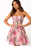 Achanti Mini Dress Pink Floral