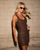 Lizabeth Tweed Mini Dress