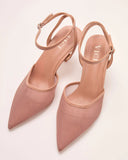 Surien Mesh Pointed Toe Heels